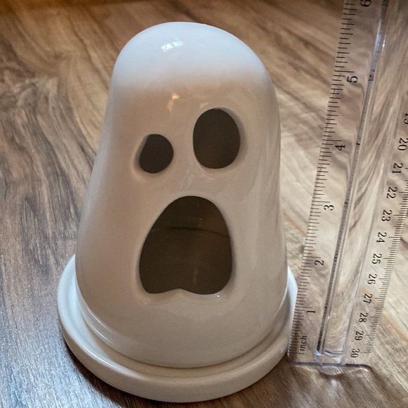 Spooky Wide Mouth Candleholder Ghost - Picture 6 of 8